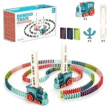 Load image into Gallery viewer, Build&amp;Beyond - Train Dominoes Set
