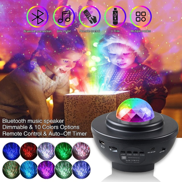 Starry Sky™ Galaxy Projector and Music Player
